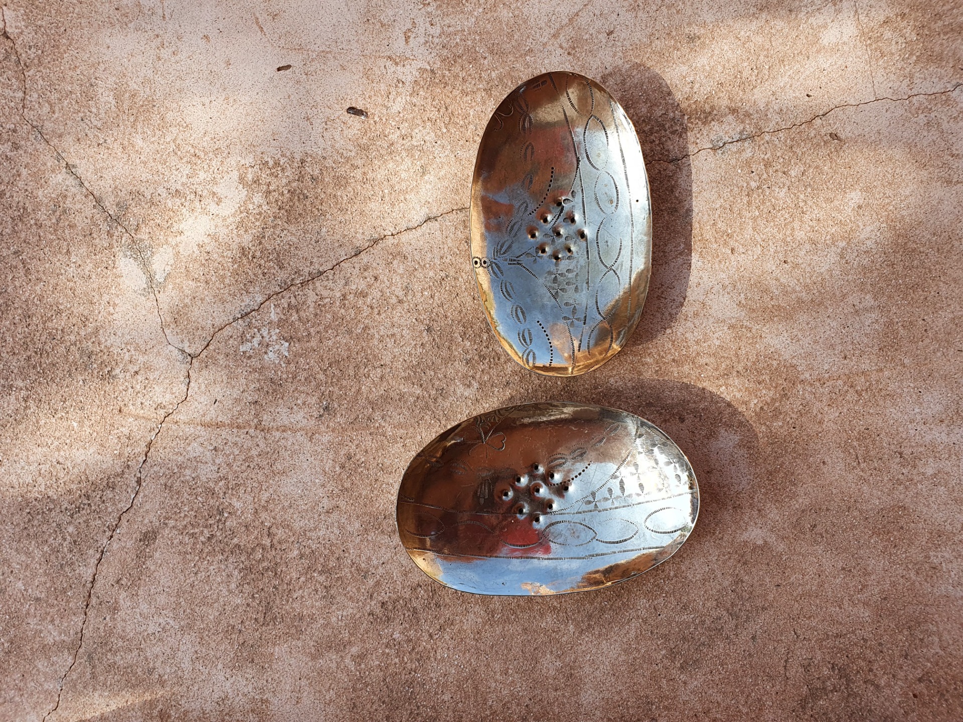 brasse zeepschaaltjes zilver